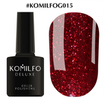 Гель-лак Komilfo DeLuxe Series №G015, 8 мл