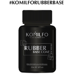 NEW Komilfo Rubber Base Coat- каучуковая база для гель-лака, 50 мл (без кисточки)