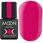 Гель-лак MOON FULL color Gel polish №122 (ярко-розовый с малиновым отливом, эмаль), 8 мл