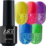 Гель-лаки ART Neon Flash