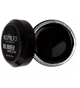 База Komilfo Rubber Base Coat - каучуковая база для гель-лака без кисточки (банка), 30 мл, Объем: 30 мл банка