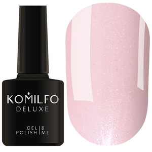 Гель-лак Komilfo Deluxe Series D030 (светло-розовый с микроблеском), 8 мл
