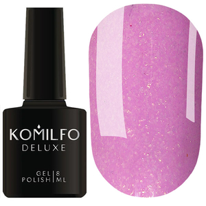 Гель-лак Komilfo Deluxe Series D044 (светло-лиловый с шиммером), 8 мл