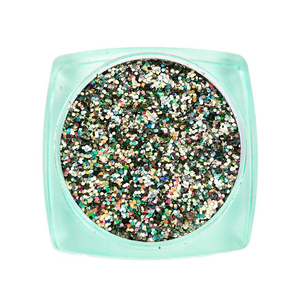 Komilfo блесточки 104G, размер 0.4 мм, (серебро голограмма) E, 2,5 г, Цвет: 104G