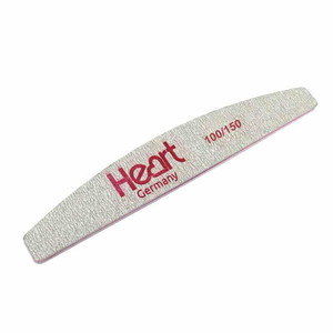 Пилка для нігтів Heart 100/150 Half, Абразивність: 100/150