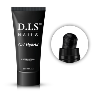 Акрил-гель DIS Gel Hybrid PolyGel №13(черный), 30 мл, Цвет: 13