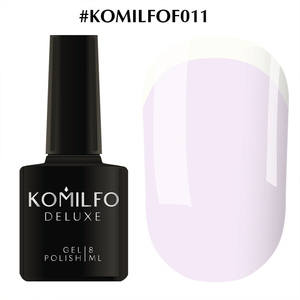Гель-лак Komilfo French Collection №F011 (світло-ліловий, емаль, для френча), 8 мл, Об`єм: 8 мл
, Колір: 011