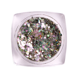 Komilfo блесточки MIX chameleon 007, микс размеров, (розовый/зеленый/золотой), 1,5 г, Цвет: 007
