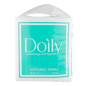 Рушники в пачці COMPACT Doily 40х70 см (50 шт / пач) 40г / м2, сітка / mesh