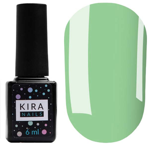 Гель-лак Kira Nails №024 (салатовий, емаль), 6 мл