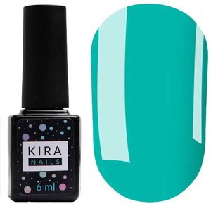 Гель-лак Kira Nails №137 (нефритовый, эмаль), 6 мл
