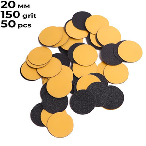 Komilfo сменные файлы для диска 150 грит, 20 мм, Вид: Сменные файлы, Диаметр: 20 мм, Абразивность: 150 грит