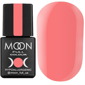 Гель-лак MOON FULL color Gel polish №113 (лососевий, емаль), 8 мл