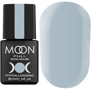 Гель-лак MOON FULL color Gel polish №148 (блакитна сталь, емаль), 8 мл