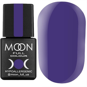 Гель-лак MOON FULL color Gel polish №179 (волошковий, емаль), 8 мл