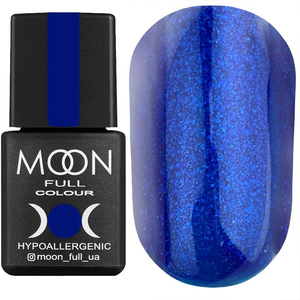 Гель-лак MOON FULL color Gel polish №180 (блискучий кобальт, емаль), 8 мл