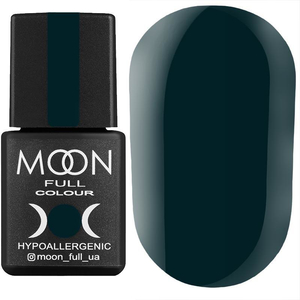 Гель-лак MOON FULL color Gel polish №217 (синьо-зелений, емаль), 8 мл