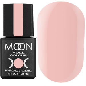 Гель-лак MOON FULL color Gel polish №302 (ніжно-рожевий Крайола, емаль), 8 мл