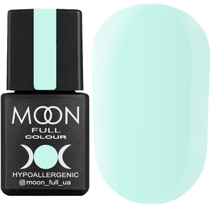 Гель-лак MOON FULL color Gel polish №628 (біло-зелений світлий, емаль), 8 мл
