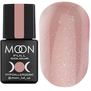 Гель-лак MOON FULL Opal color Gel polish №505 (бежево-бузковий з різнобарвним шіммери), 8 мл