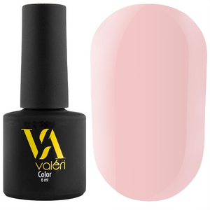 Гель-лак Valeri №001 (ніжно-рожевий, емаль), 6 мл