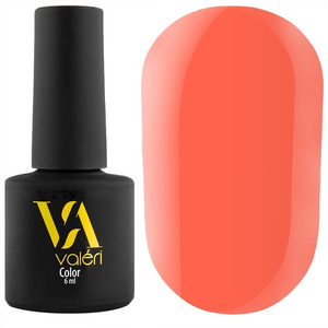 Гель-лак Valeri №003 (персиково-помаранчевий, емаль), 6 мл