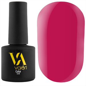 Гель-лак Valeri №010 (темно-рожевий, емаль), 6 мл