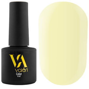 Гель-лак Valeri №050 (светло-желтый, эмаль), 6 мл