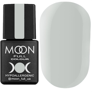 Гель-лак MOON FULL color Gel polish №147 (серо-голубой, эмаль), 8 мл