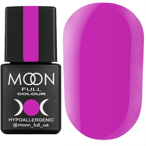 Гель-лак MOON FULL color Gel polish №163 (ярко-сиреневый, эмаль), 8 мл