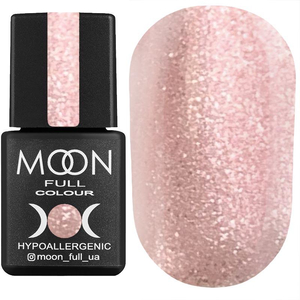 Гель-лак MOON FULL color Gel polish №308 (приглушенный розовый с шиммером), 8 мл