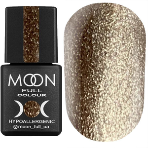 Гель-лак MOON FULL color Gel polish №321 (золотисто-бежевый с мелким шиммером), 8 мл