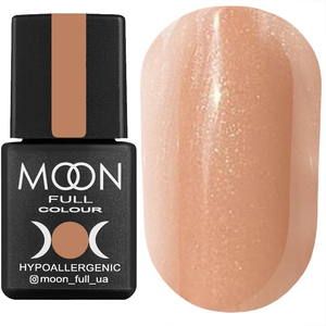 Гель-лак MOON FULL color Gel polish №619 (розовый капучино, микроблеск), 8 мл