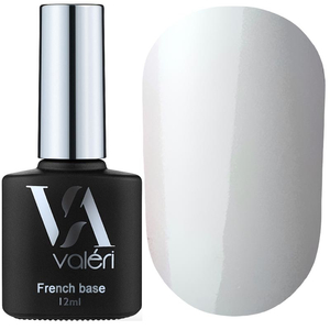 Valeri French base №013 (молочний, емаль), 12 мл, Об`єм: 12 мл, Колір: 013