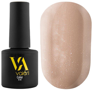 Гель-лак Valeri №029 (кава з молоком, мікроблиск), 6 мл