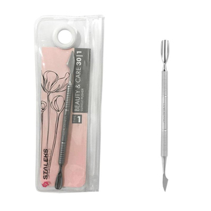 Лопатка маникюрная STALEKS BEAUTY & CARE 30 TYPE 1 (скругленный пушер + топорик) PBC-30/1