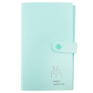 Альбом для слайдеров Мятный с зайцем, на 240 слайдеров, Цвет: Мятный с зайцем