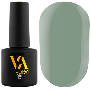 Гель-лак Valeri №089 (серо-зеленый, эмаль), 6 мл