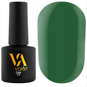 Гель-лак Valeri №098 (зеленый, эмаль), 6 мл