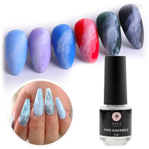 Акварельні краплі SAGA білі, 5 мл