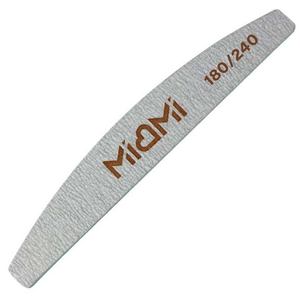 Пилка для ногтей MIAMI 180/240 Half Titan, Абразивность: 180/240