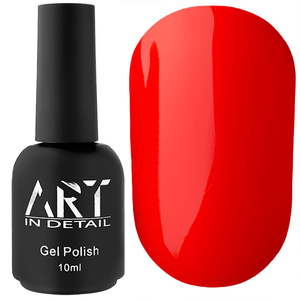 Гель-лак ART Neon N003 (красно-оранжевый, неоновый), 10 мл, Объем: 10 мл, Цвет: 003