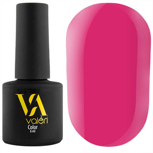 Гель-лак Valeri №007 (яскравий рожевий, емаль), 6 мл