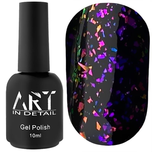 ART No Wipe Chameleon Top 002 - топ без липкого слоя с хлопьями единорог, 10 мл, Цвет: 002