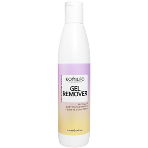 Komilfo Gel Remover - средство для снятия soak off гелей и гель-лаков, 250 мл, Объем: 250 мл