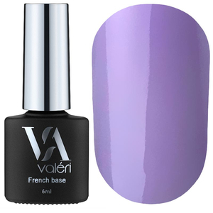 Valeri French base №015 (лиловый, эмаль), 6 мл, Объем: 6 мл, Цвет: 015