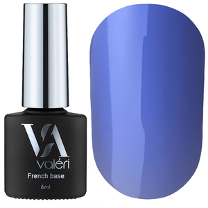 Valeri French base №035 (светло-васильковый), 6 мл, Объем: 6 мл, Цвет: 035