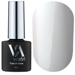 Valeri French base №013 (молочний, емаль), 6 мл, Об`єм: 6 мл, Колір: 013