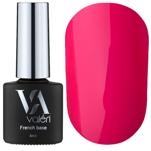 Valeri French base neon №038 (неонова малина), 6 мл, Об`єм: 6 мл, Колір: 038