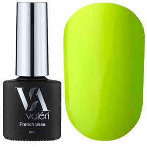 Valeri French base neon №041 (лаймовий, неон), 6 мл, Об`єм: 6 мл, Колір: 041
